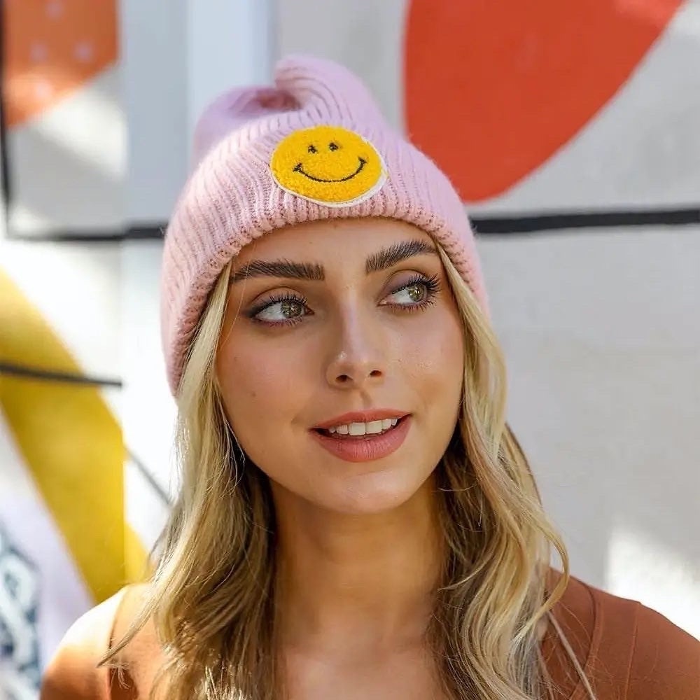 Smiley Face Beanie